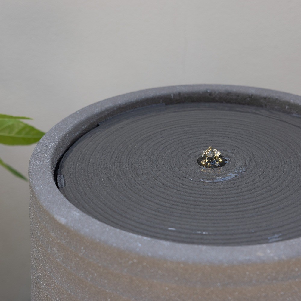 Mares Ridged Water Feature With LED Lights