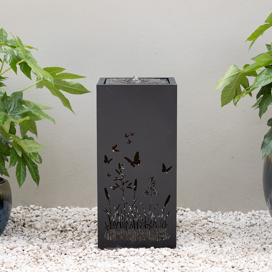 Wild Meadow Cut Out Water Feature With LED Lights