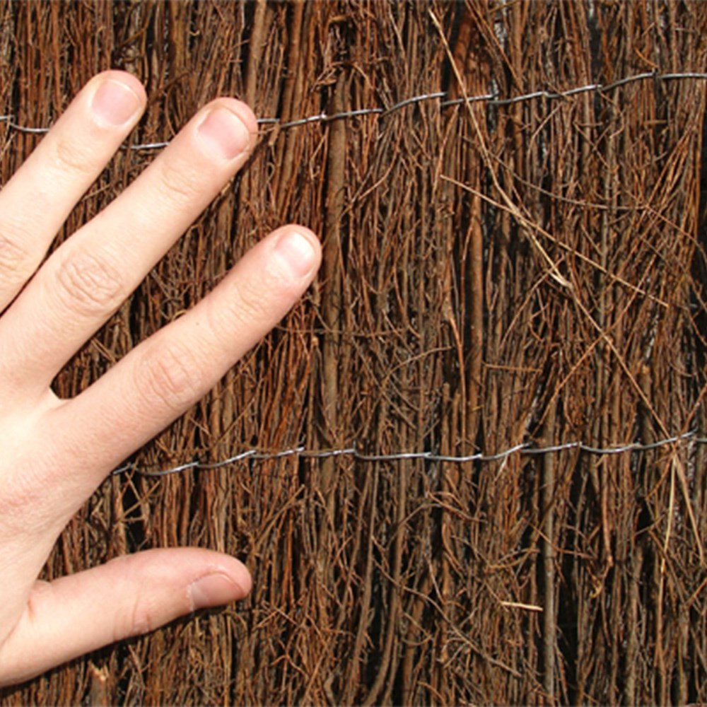 4m Rustic Brushwood Garden Screening Roll