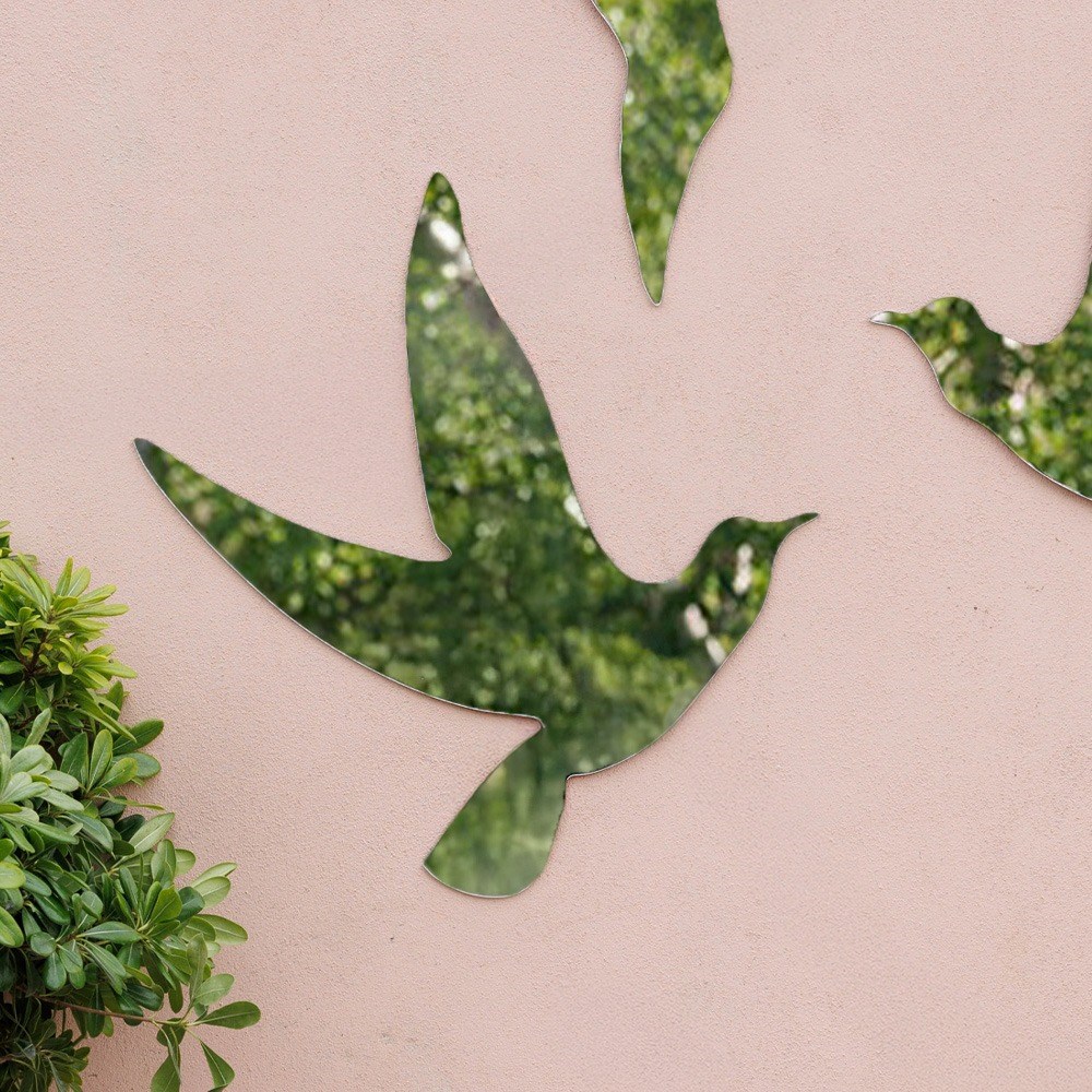Bird Mirror Set of 3