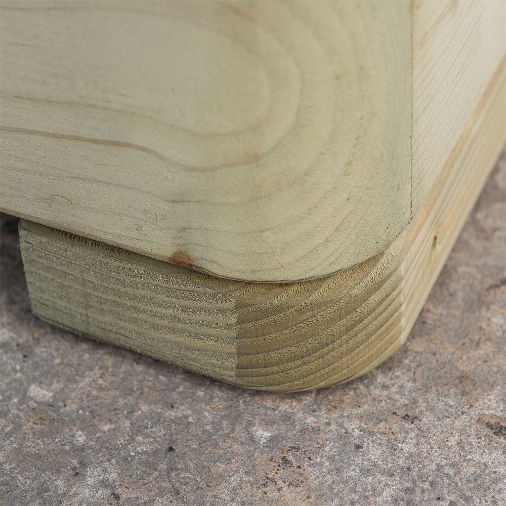 Marberry Wooden Troguh Patio Planter