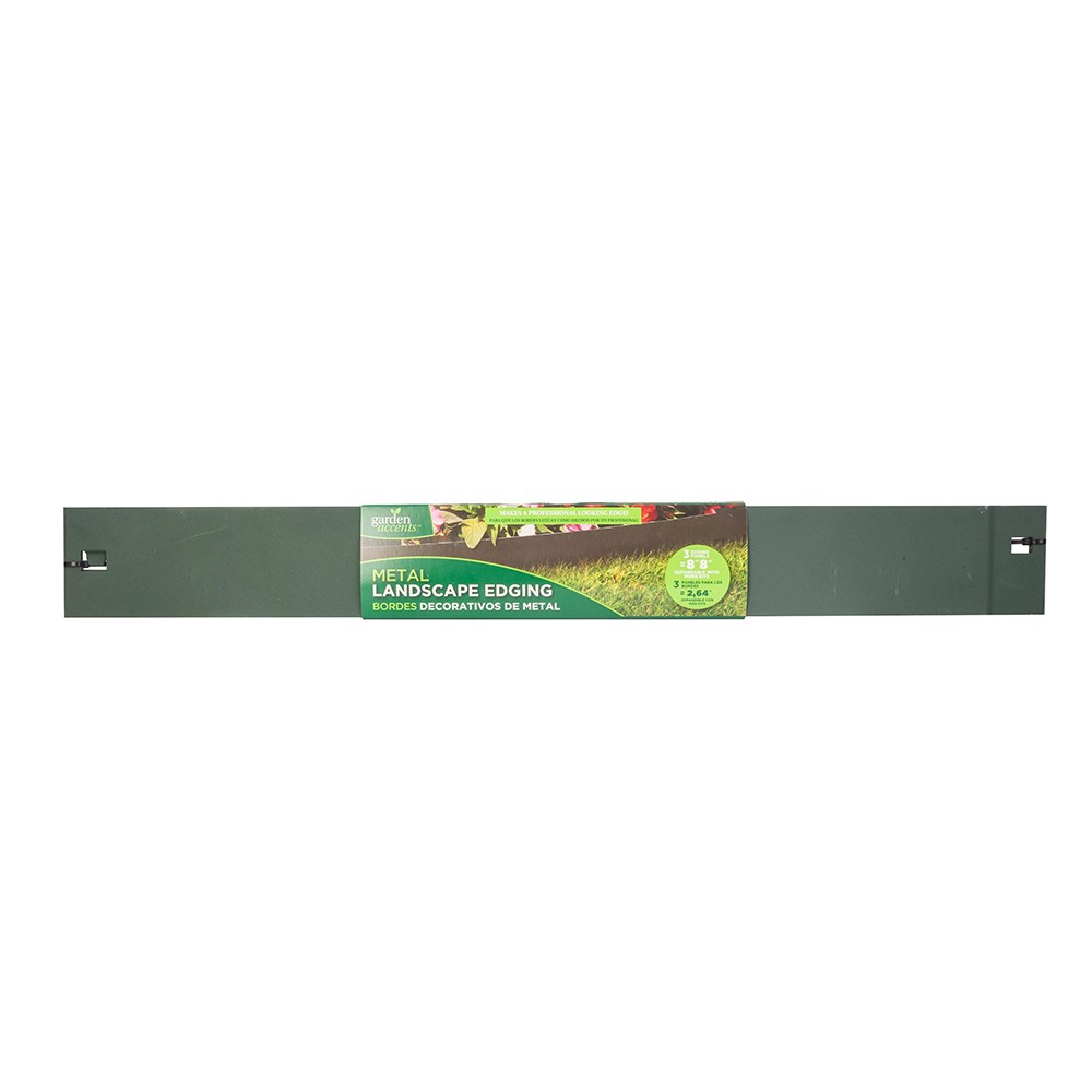 Straight Edge Green Landscape Edging Kit