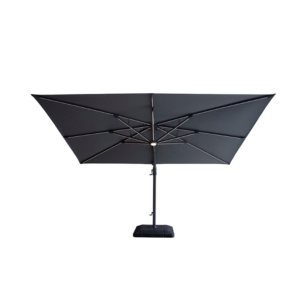 Aramis LED 3m x 4m Rectangular Rotating Cantilever Parasol