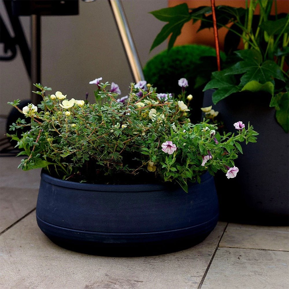 Kew Azurite Handthrown Ceramic Statement Bowl