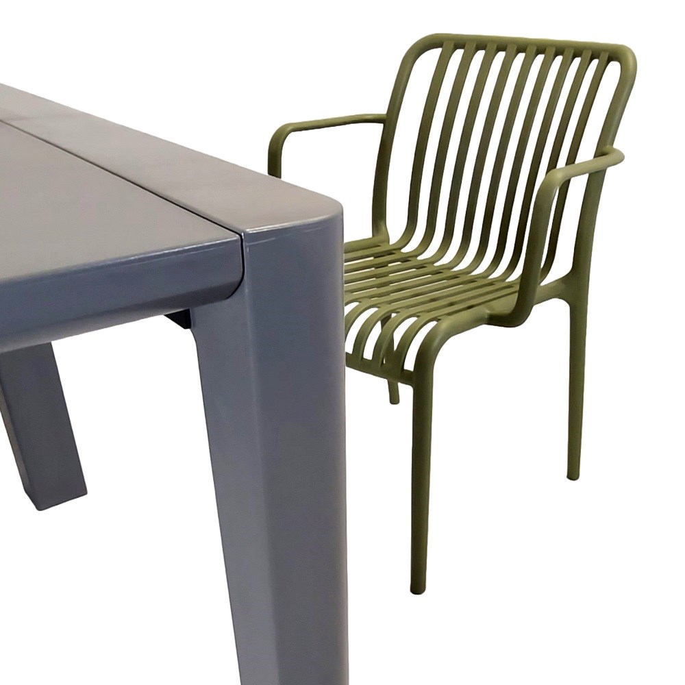 Henrik Rectangular Dining Table With Alma Chairs Set