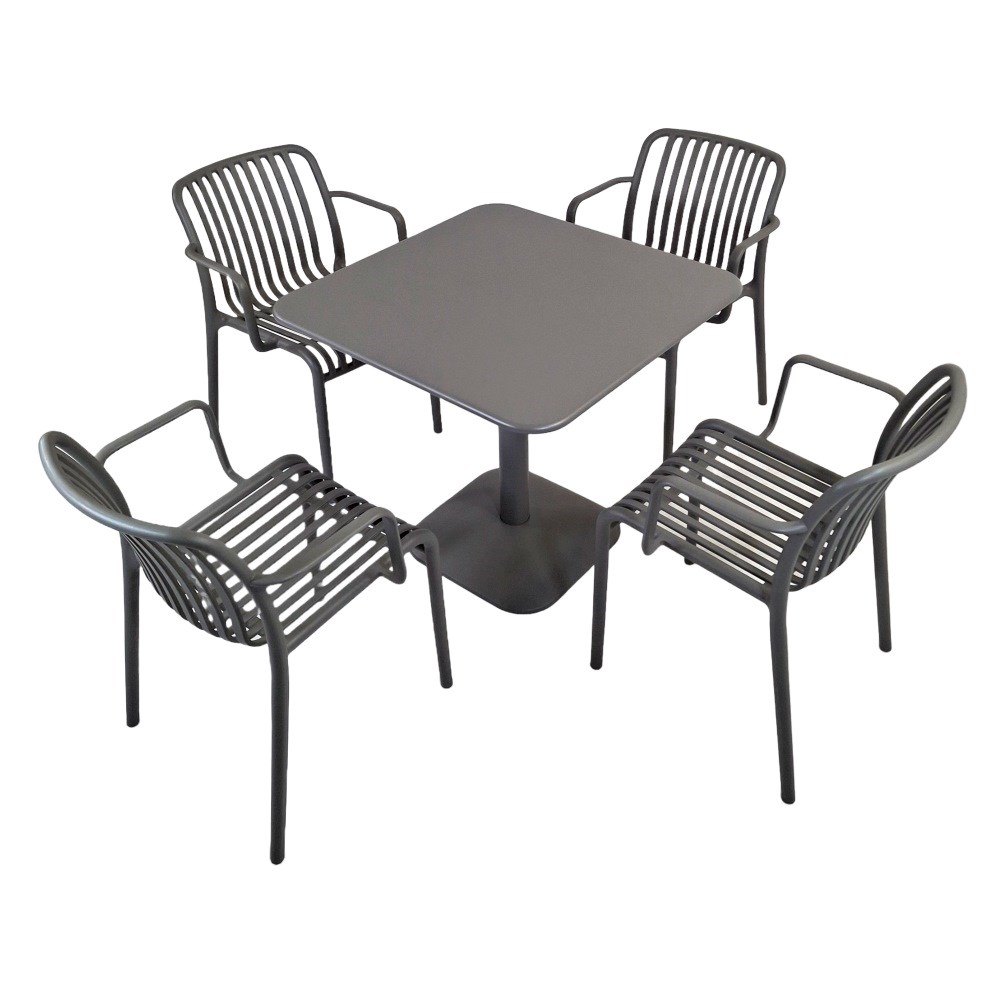 Albin Square Table With Alma Chairs Set