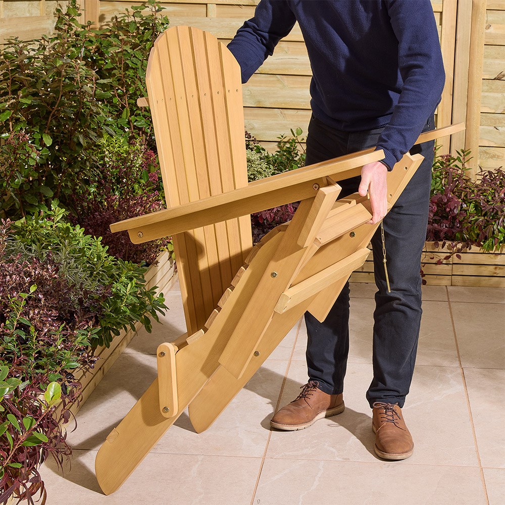 Sandown Wooden Folding Adirondack Chair