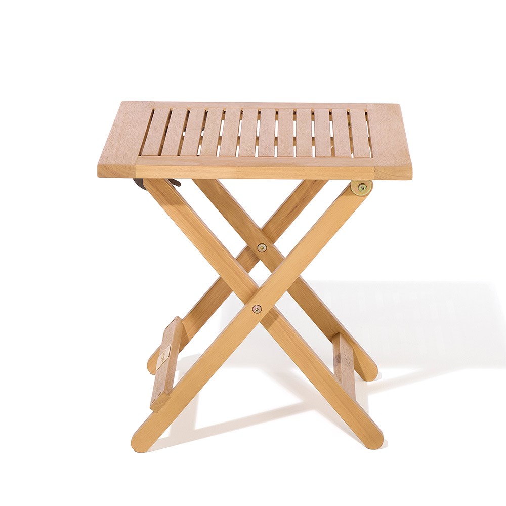 Ascot Wooden Folding Side Table