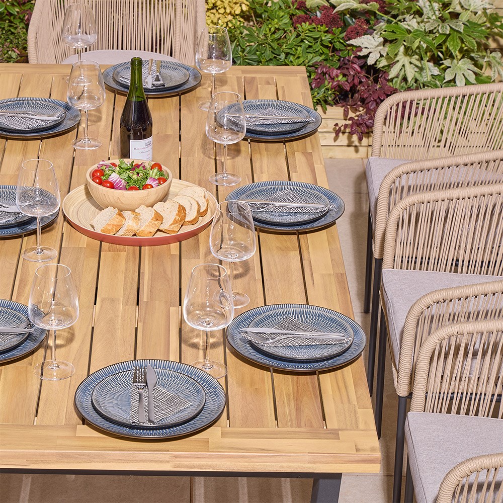 Oslo 2.1m Wooden Dining Set