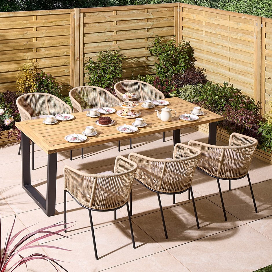 Oslo 1.6m Wooden Dining Set