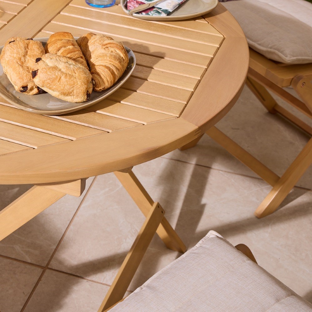 Ashdown Wooden Round Dining Set