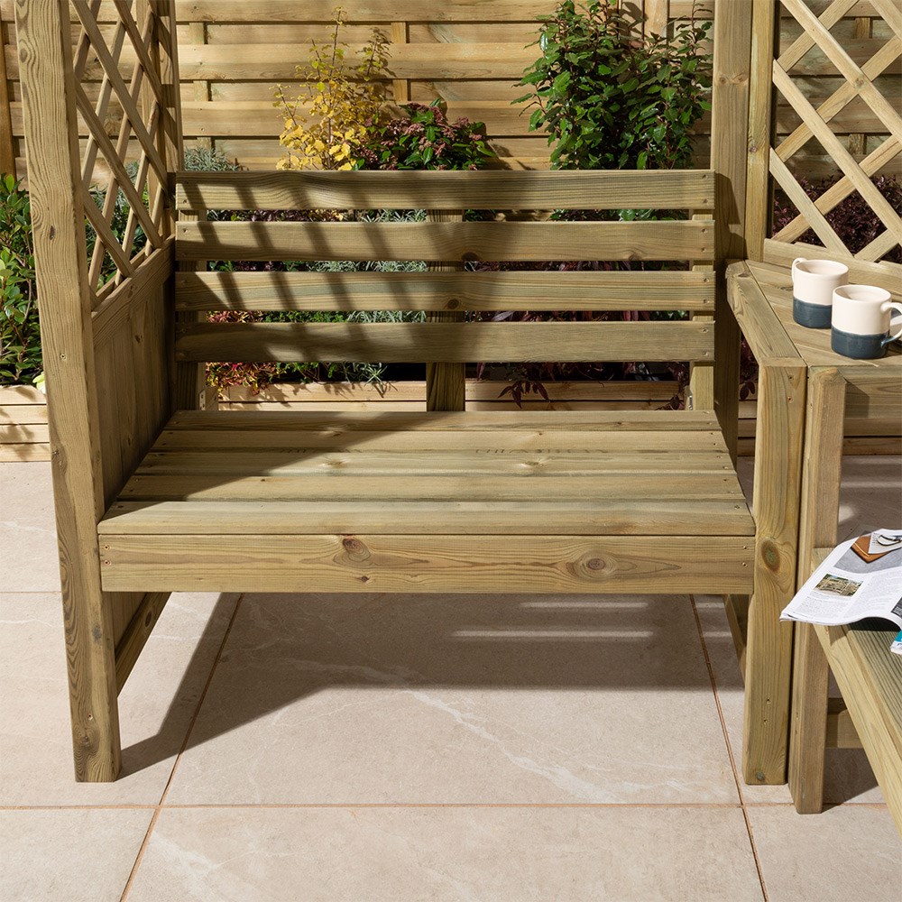 Pemberley Wooden Corner Arbour