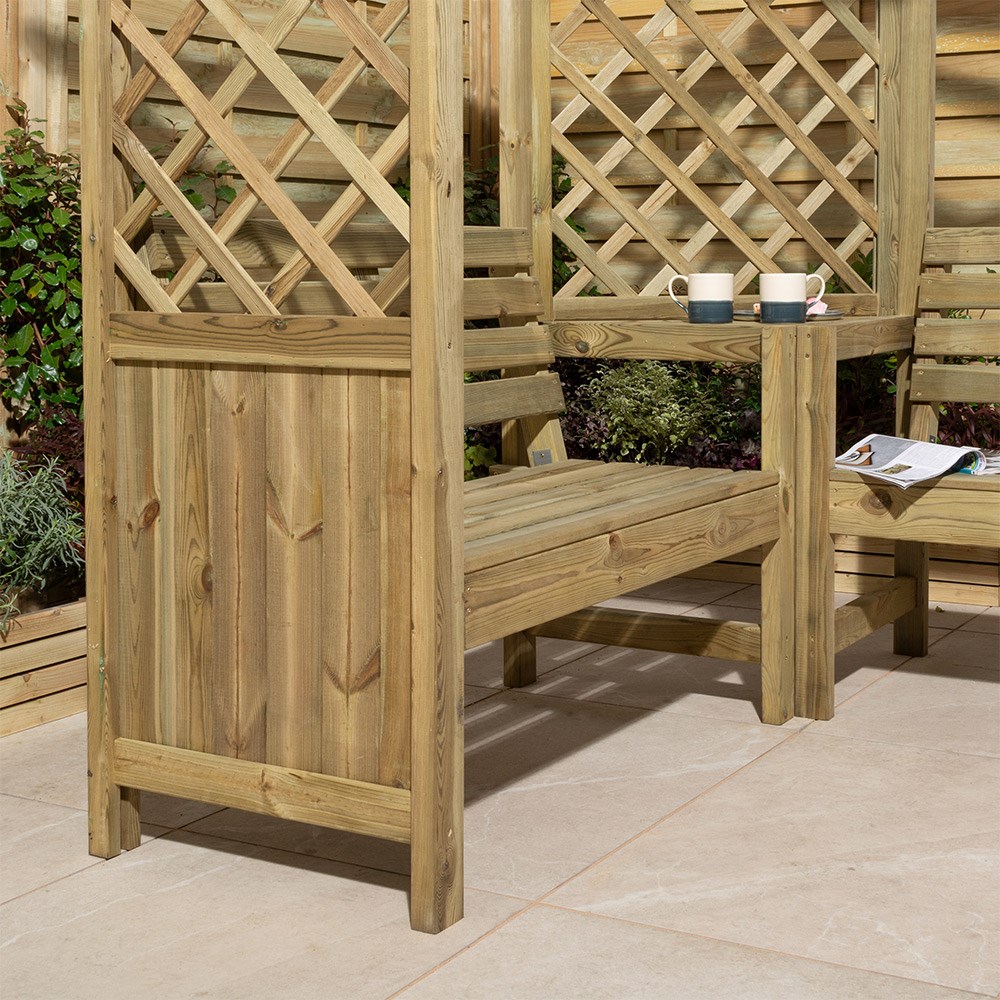 Pemberley Wooden Corner Arbour