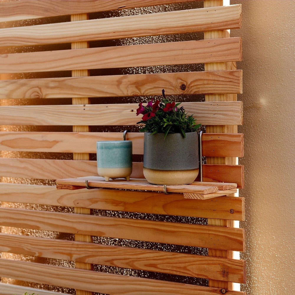 The Smarter Storage Planter & Slatted Trellis