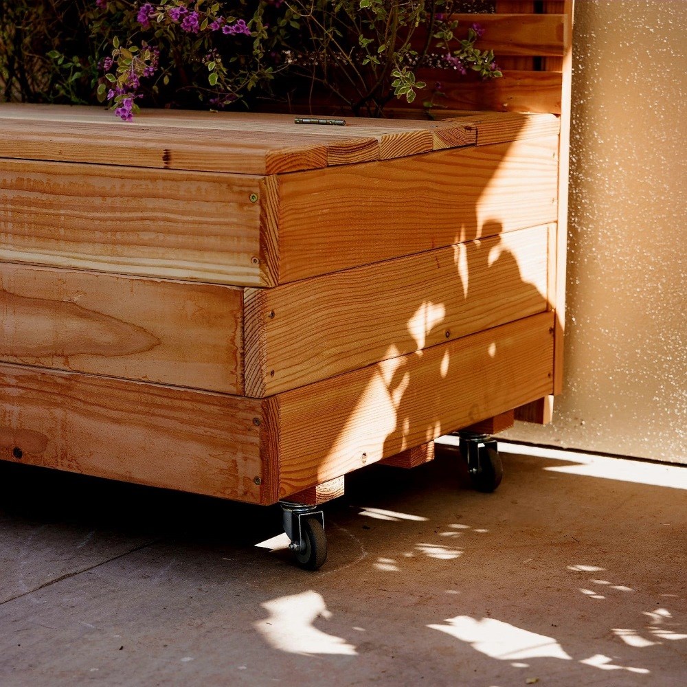 The Smarter Storage Planter & Slatted Trellis
