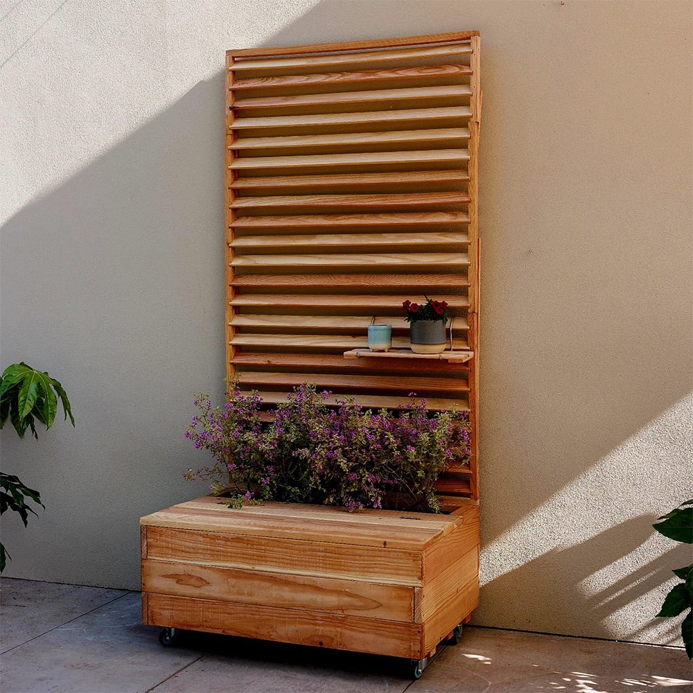 The Smarter Storage Planter & Venetian Trellis