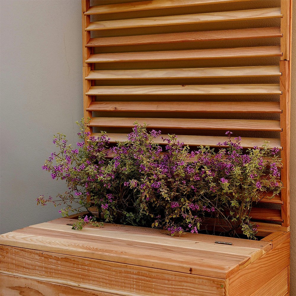 The Smarter Storage Planter & Venetian Trellis