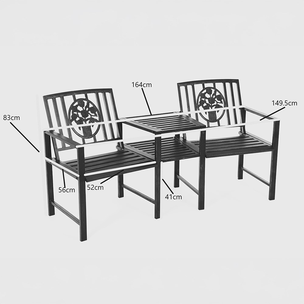 Coalbrookdale Duo Bench