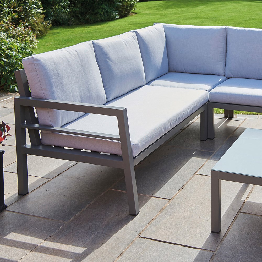 Oakley Aluminium Corner Sofa Set