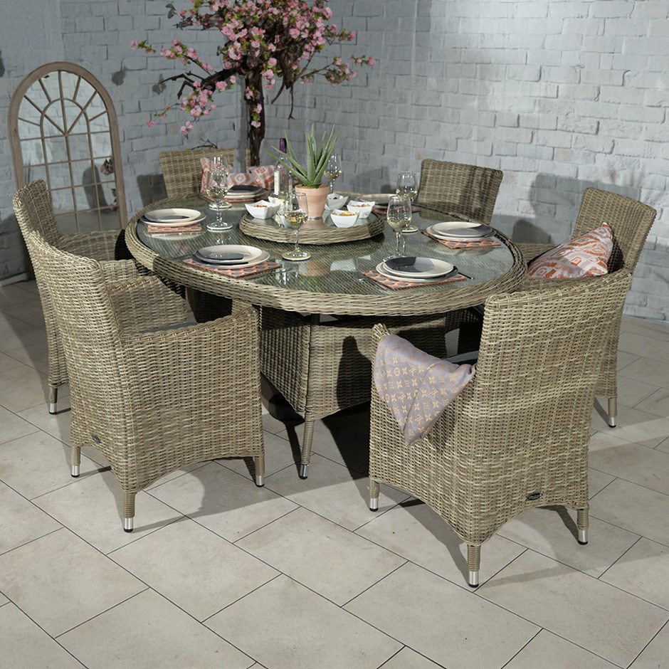 Wentworth 6 Seater Carver Dining Set