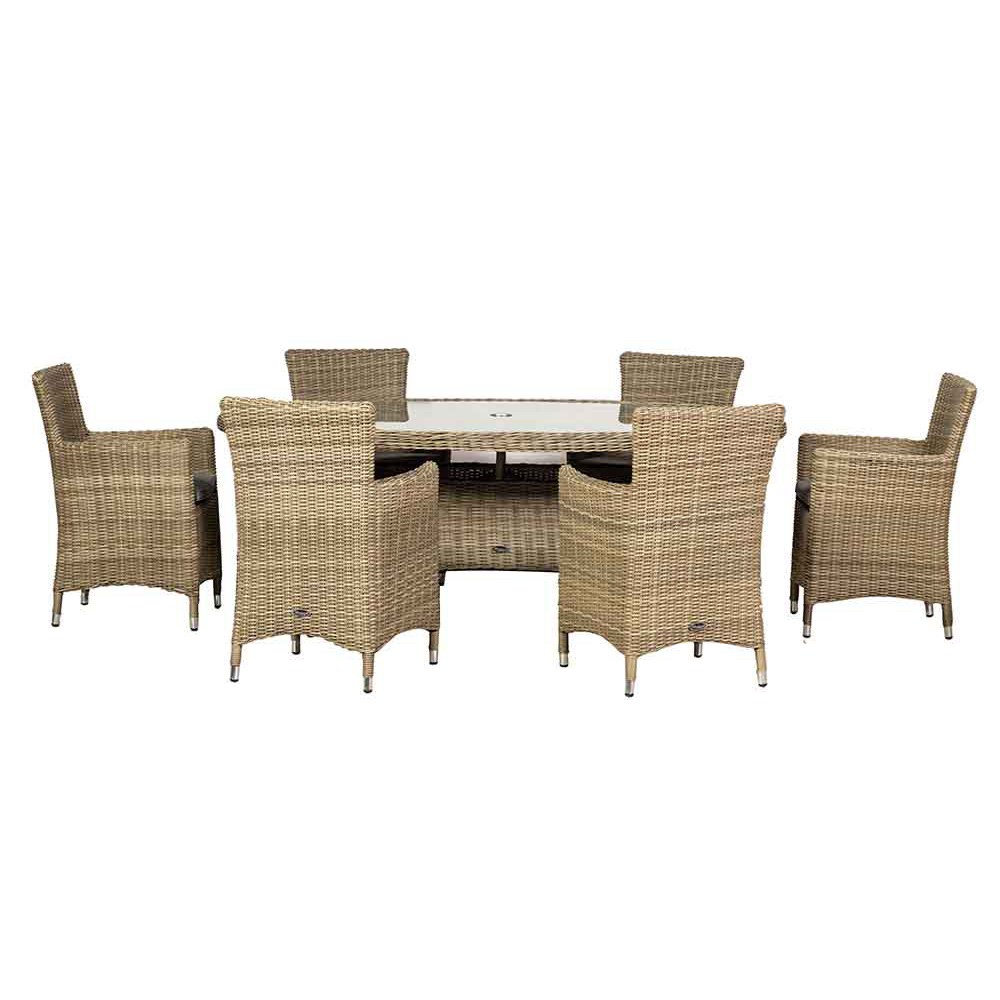 Wentworth 6 Seater Carver Dining Set