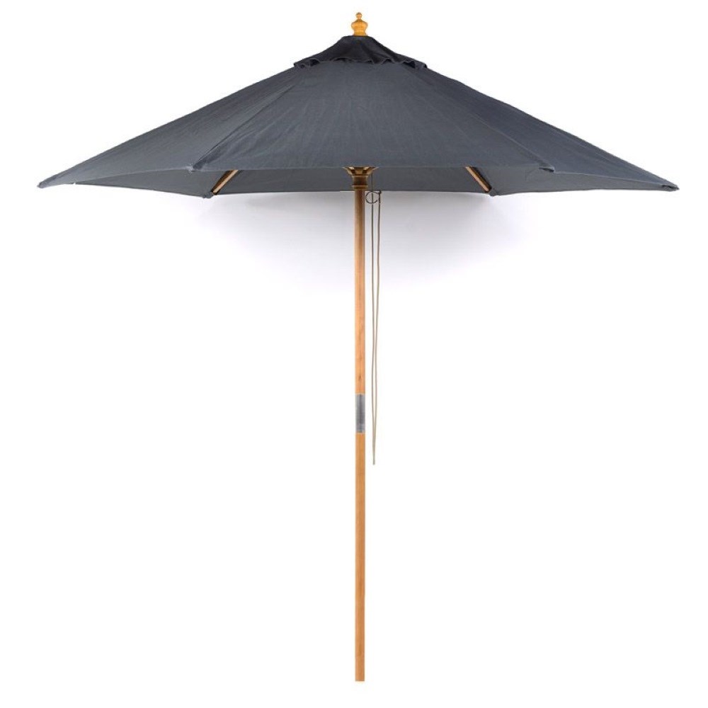 2.5m Wooden Round Pulley Parasol
