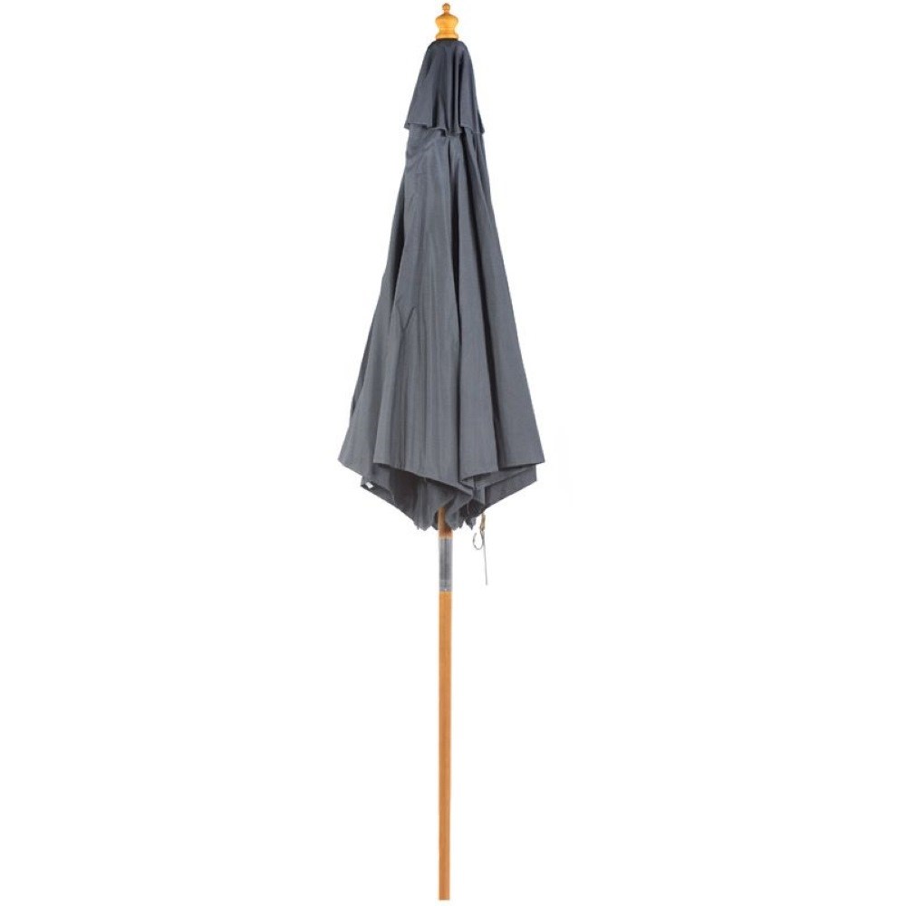 2.5m Wooden Round Pulley Parasol