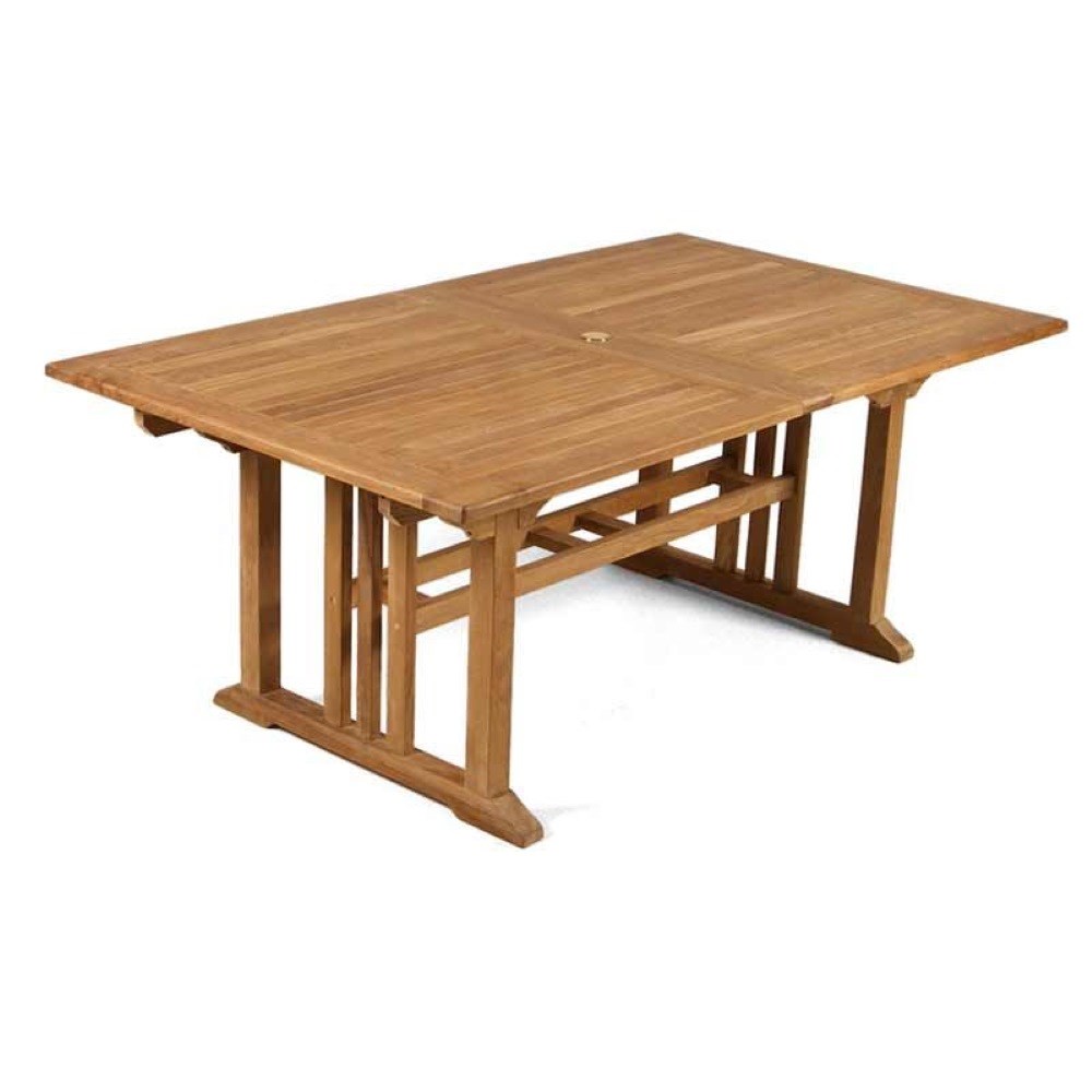 Berrington Rectangular Extending Teak Table Set