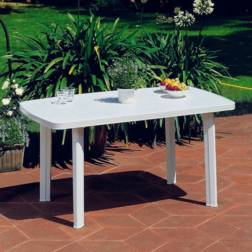 Supagarden Plastic Oval Table White Only
