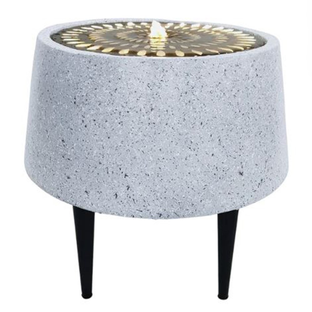 Solis Water Feature With Lights On Stand