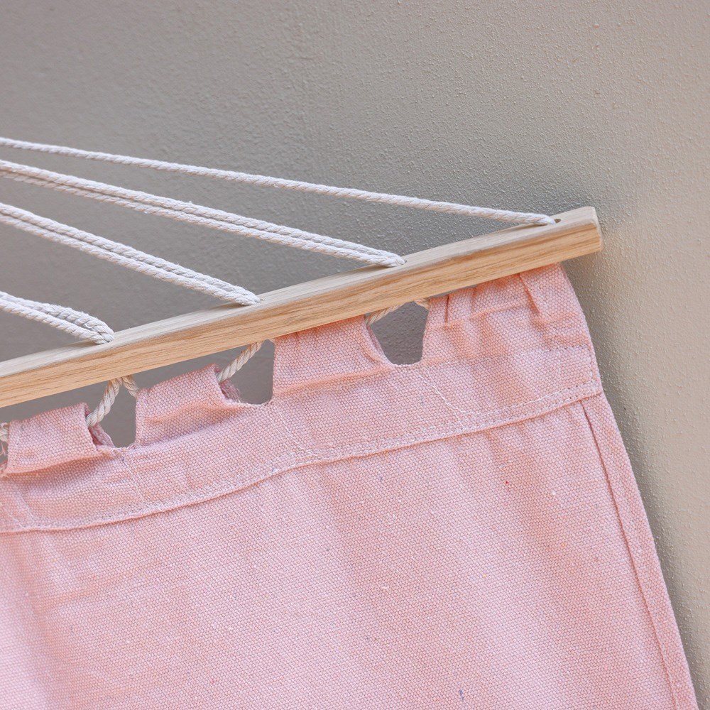 Single Hammock With Charcoal Wooden Arc Stand