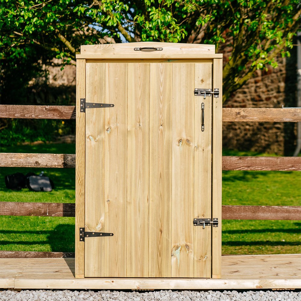 Chatburn Single Wheelie Bin Store