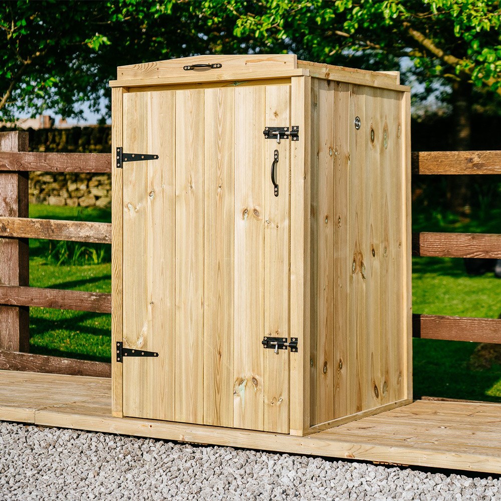 Chatburn Single Wheelie Bin Store