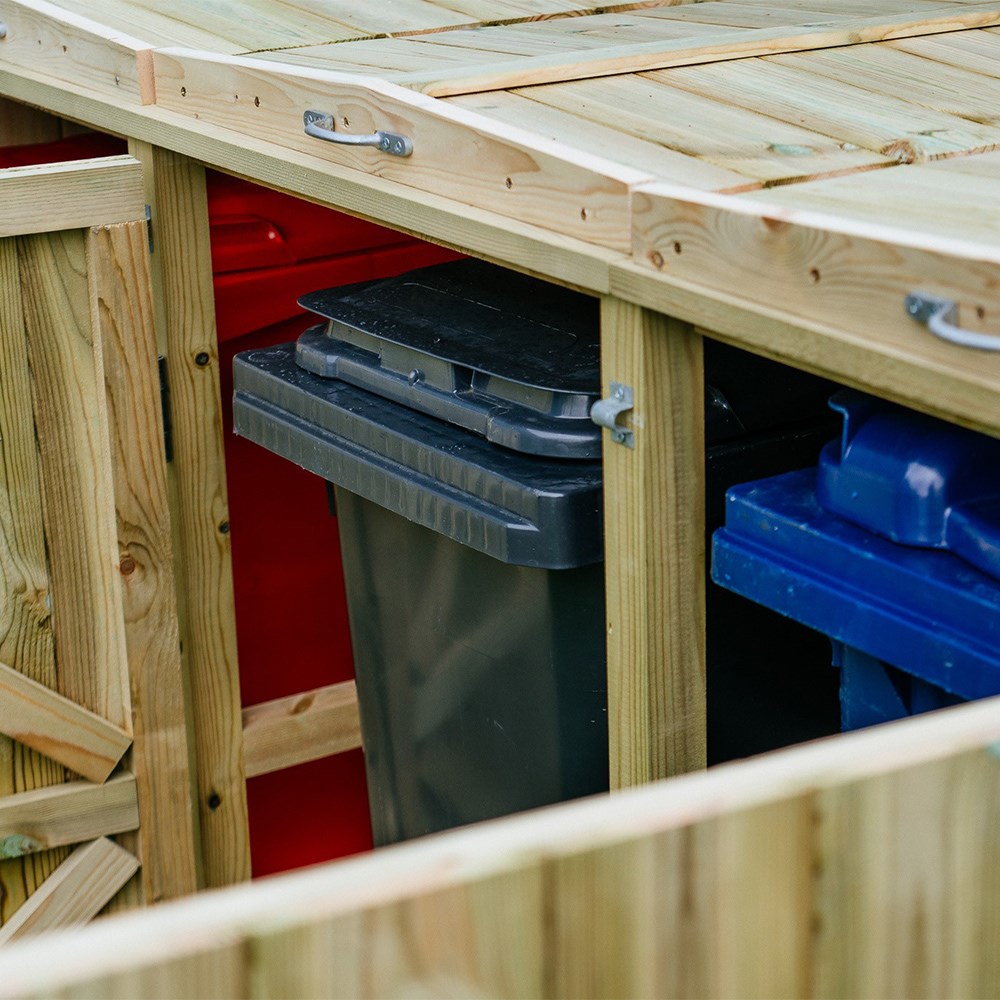 Shireburn Quad Wheelie Bin Store