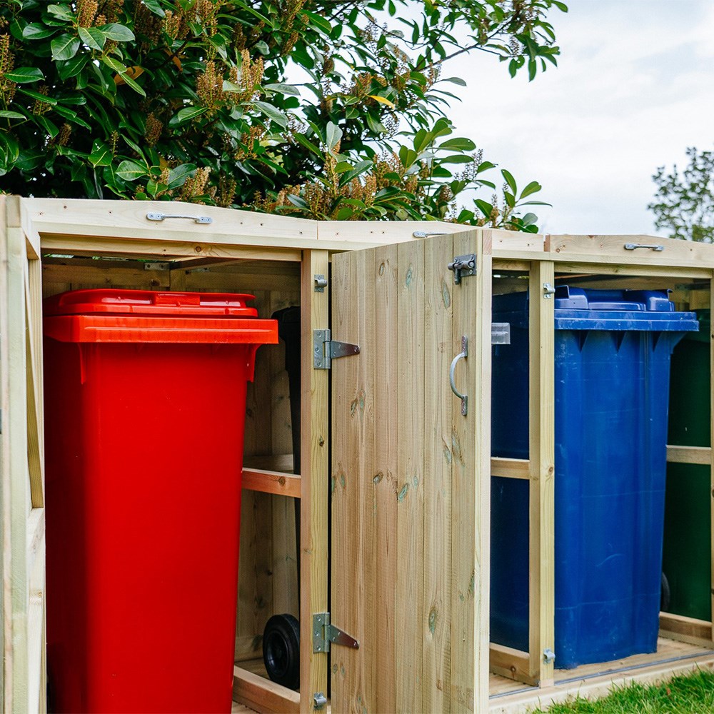 Shireburn Quintet Wheelie Bin Store
