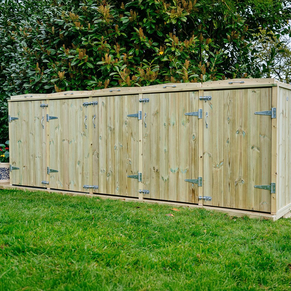 Shireburn Quintet Wheelie Bin Store
