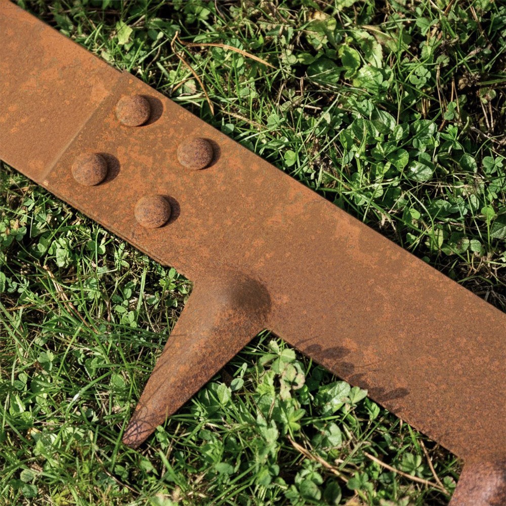 Modular Corten Steel Garden Lawn Edging Strip