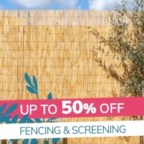 Fencing & Screening: Up to 50% off