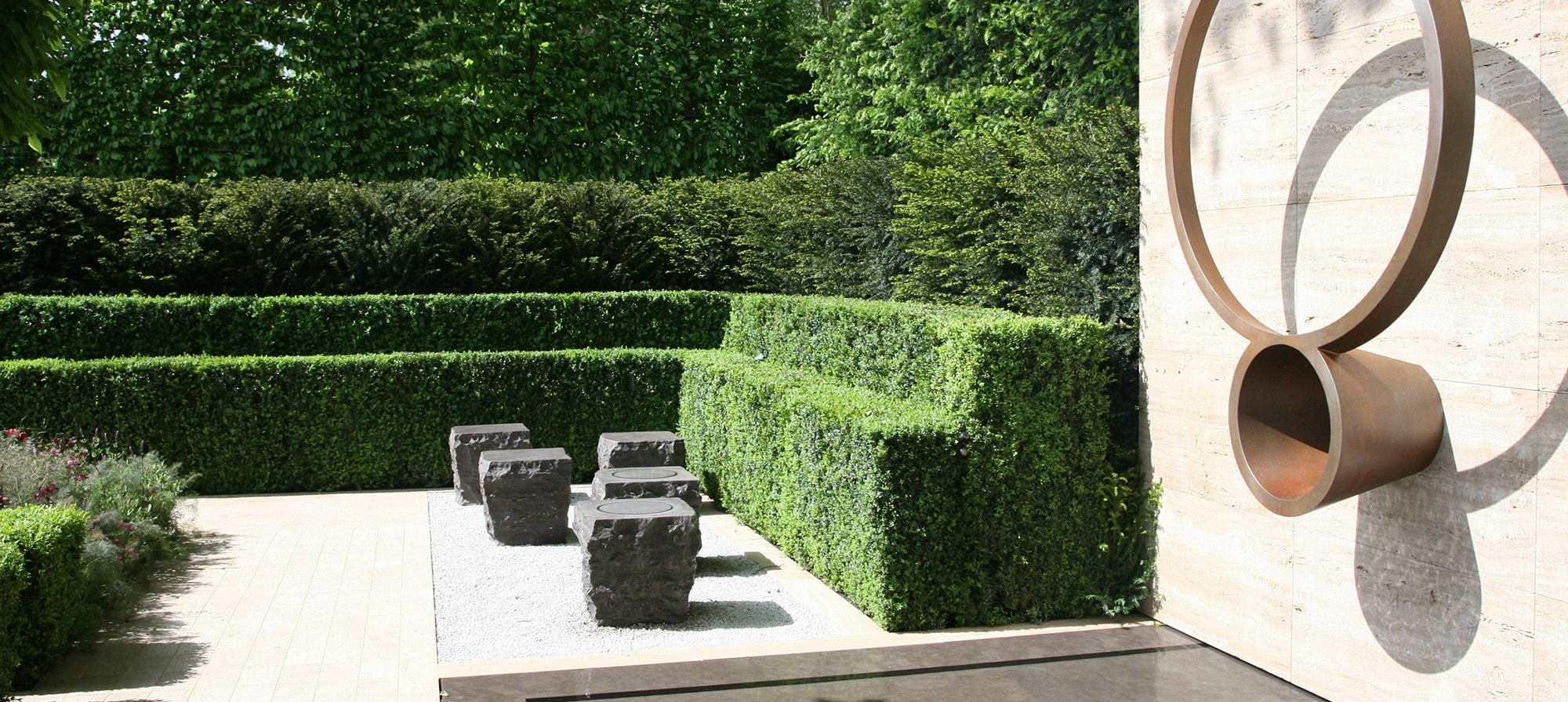 The Laurent-Perrier Garden designed by Luciano Giubbilei