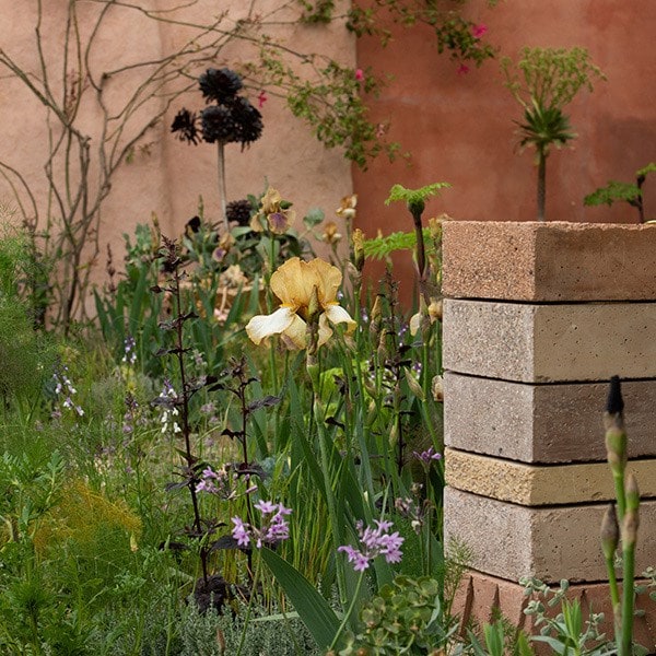 Sustainability is very important within the garden, bricks have been made from 95% waste materials, which include broken terracotta pots from our Crocus nursery.
