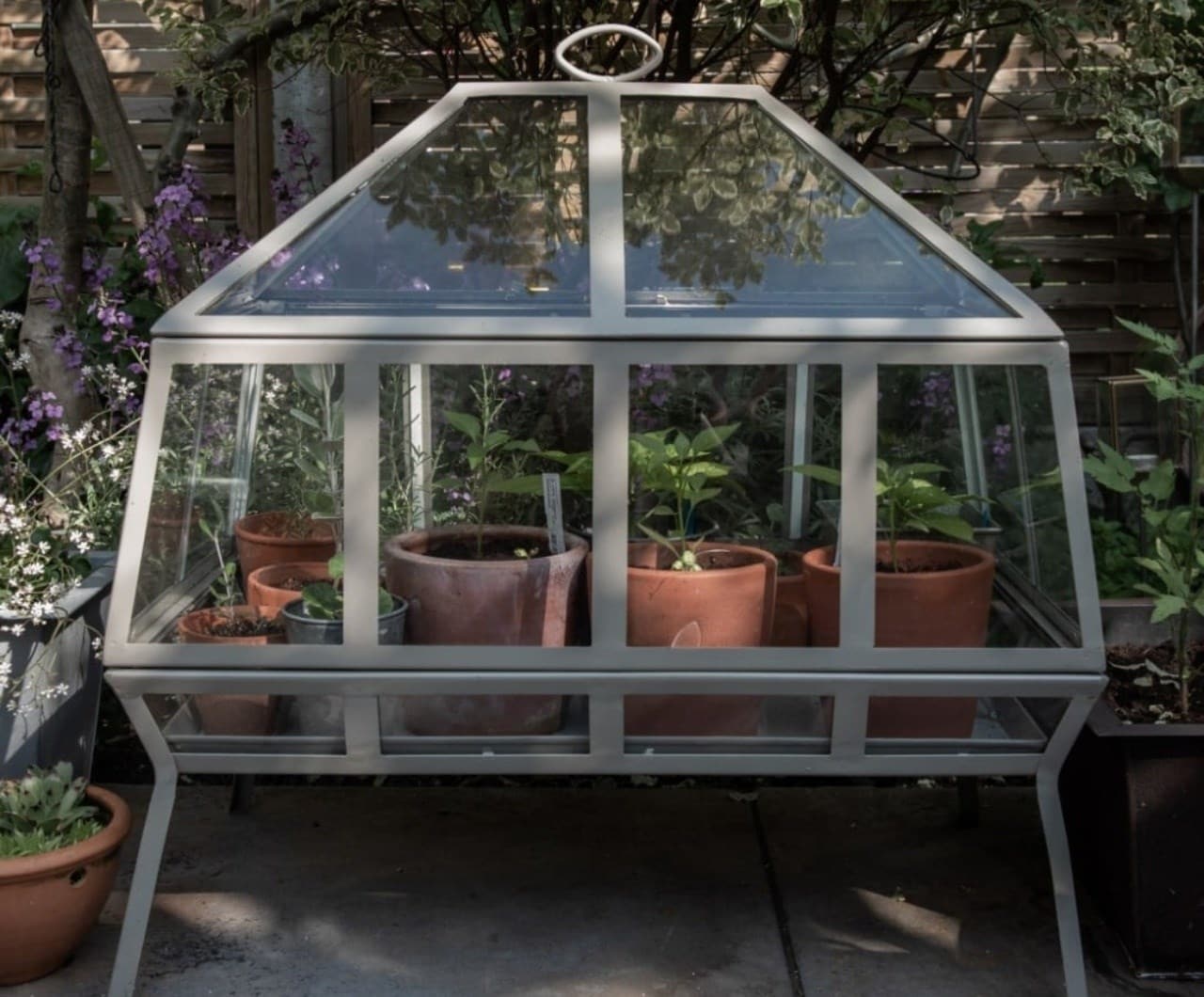 Planting out bedding 