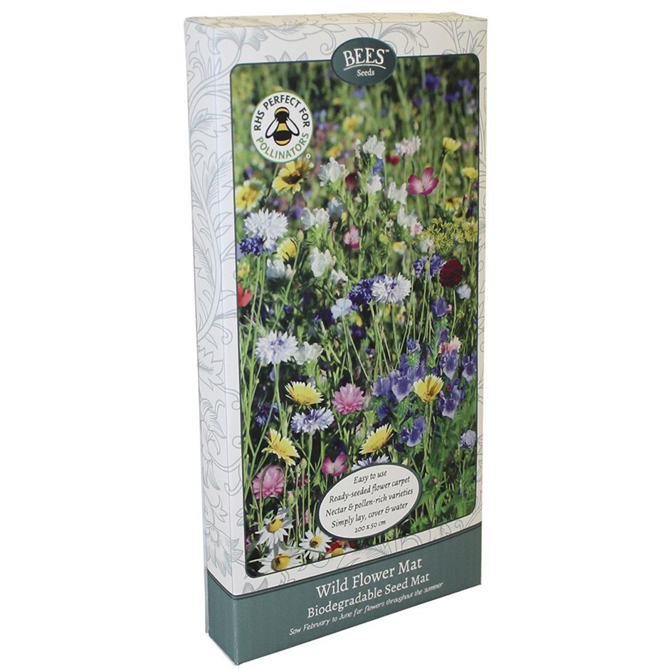 Buy Bees seeds - seed mat Wildflower mat seed carpet: £8.99 Delivery by ...