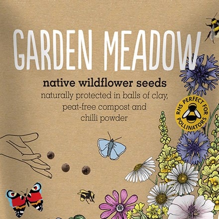 Seedballs native wildflowers for a garden meadow - seedbombs (URBAN)