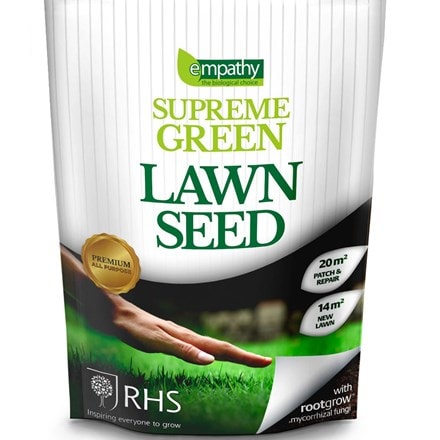Empathy RHS supreme green lawn seed with rootgrow