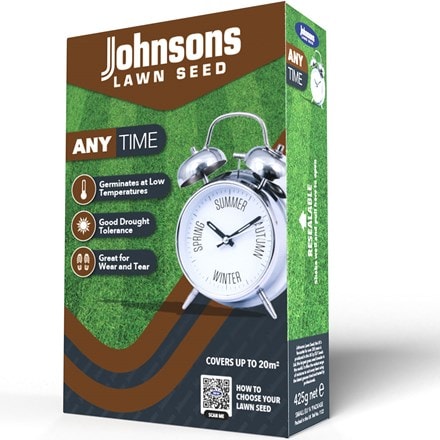 Johnsons any time lawn seed