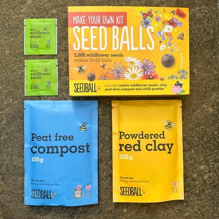 Seedballs make your own native flowers seedbombs kit