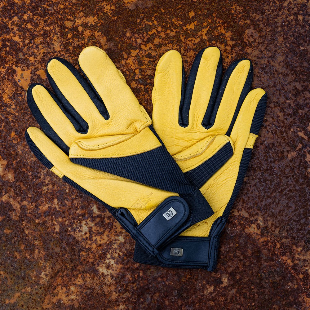 RHS gold leaf soft touch gloves