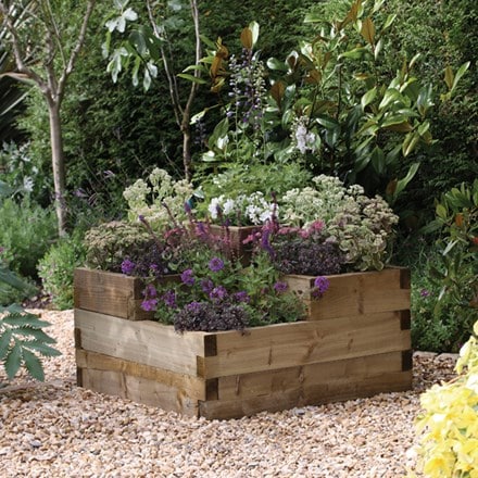Caledonian tiered raised bed