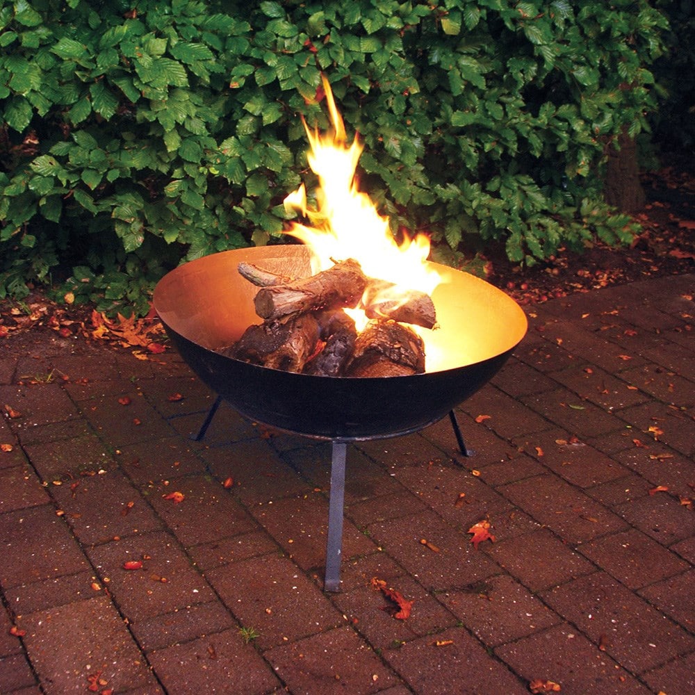 Steel fire bowl