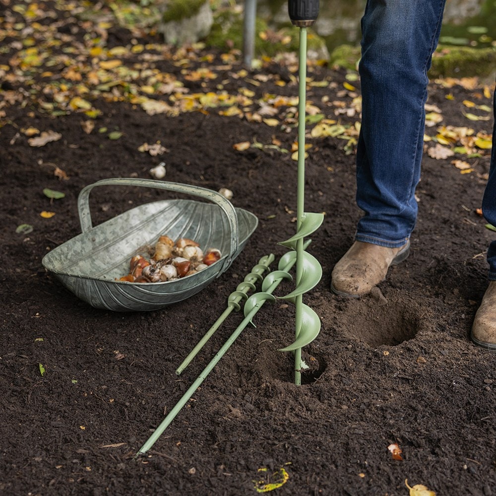 Bulb planting auger - long